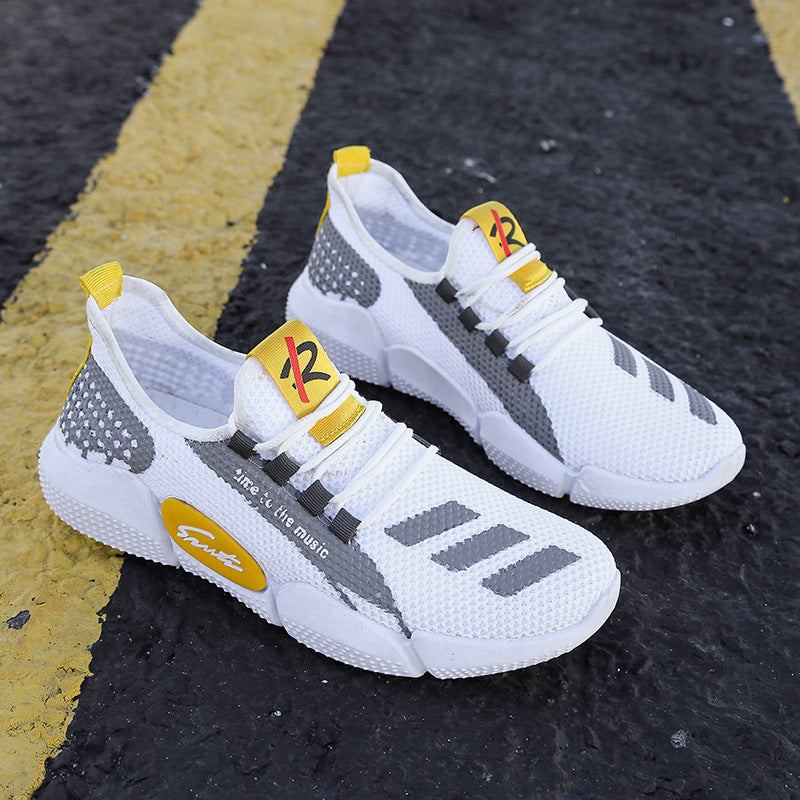 Men's Korean Style Breathable Mesh Sneakers