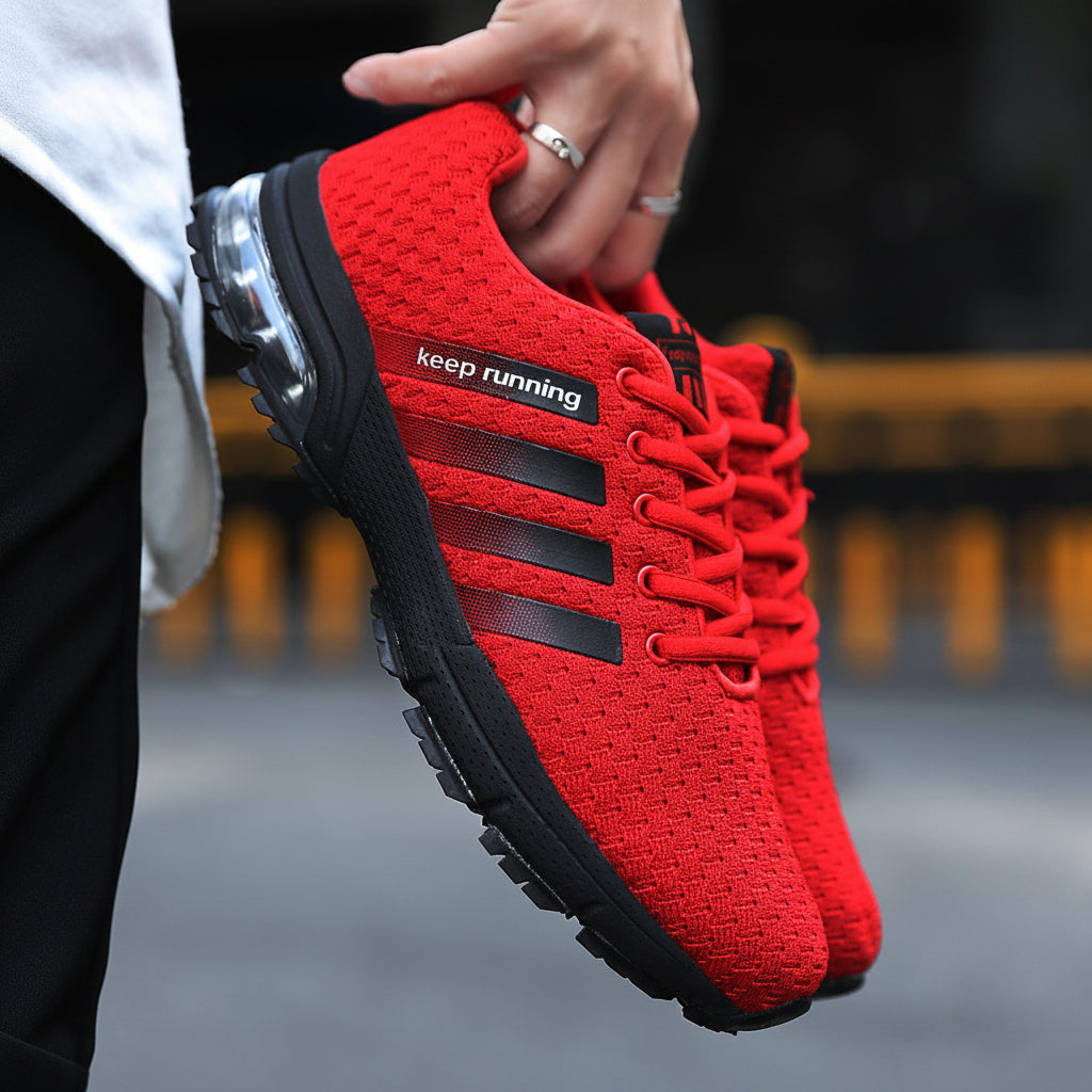 Couple Breathable Mesh Running Shoes
