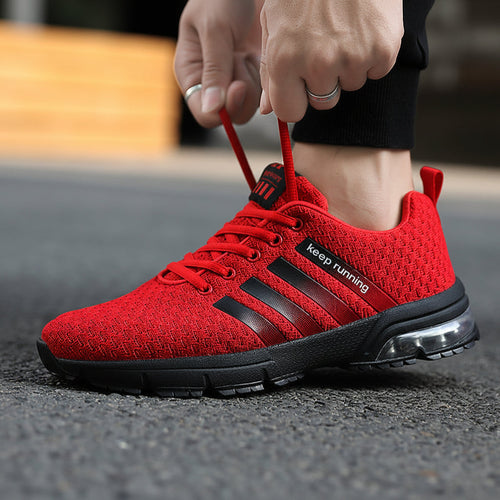 Couple Breathable Mesh Running Shoes