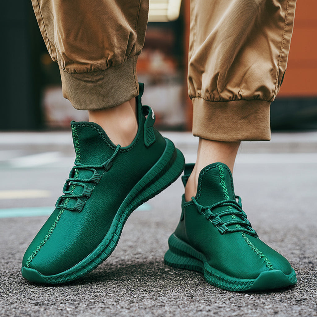 Men's Sports Casual Leather Sneakers